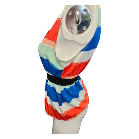 Guess Striped Belted Sleeveles Top Womens size S - Picture 6 of 10